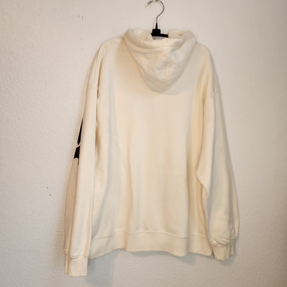 NWT Wrangler Cream Hoodie with Bold Logo, Size XL - Picture 2 of 7